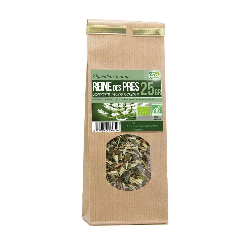 Tisane de Reine des Prés Bio Sommité fleurie coupée 25g GHP Diffusion