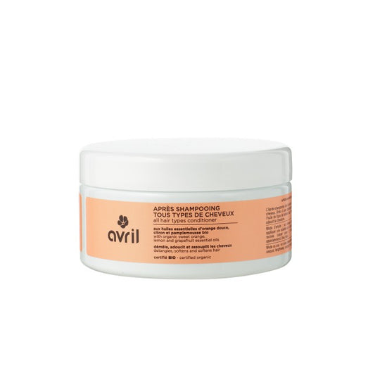 Après-shampoing Bio tous types de cheveux Avril 200ml