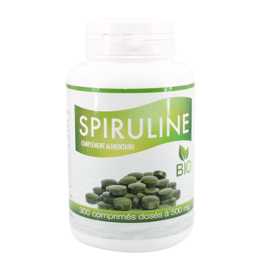 Spiruline bio 300 gélules végétales dosées à 500mg Gph Diffusion