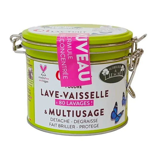 Poudre lave-vaisselle 80 lavages SCHEUER ET LE SCAO