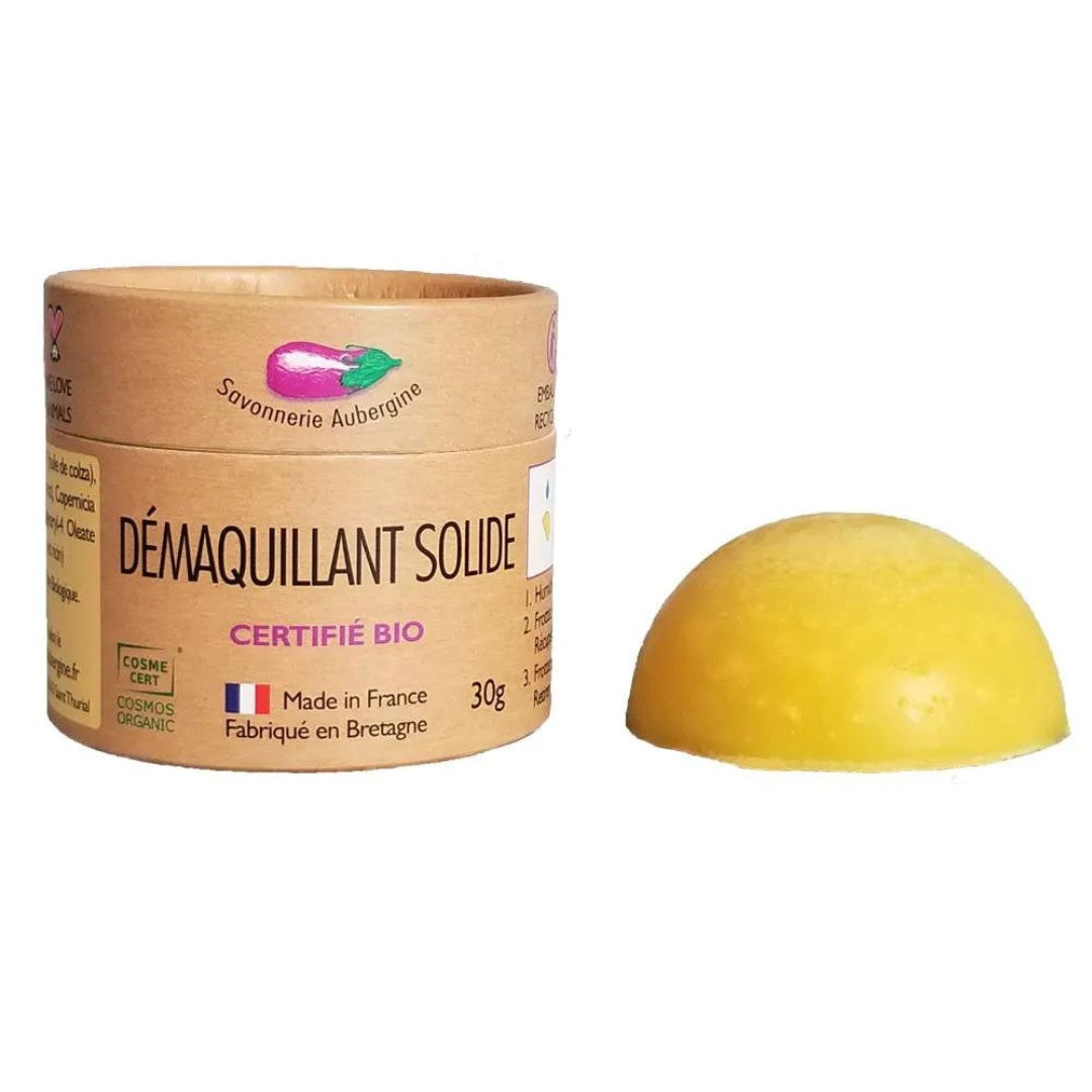 Démaquillant Solide Savonnerie Aubergine 30g