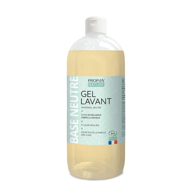 Gel Lavant Universel Neutre BIO Propos Nature 1 litre