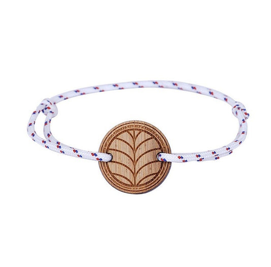 Bracelet Mixte Le naturel Blanc Cordon écoresponsable