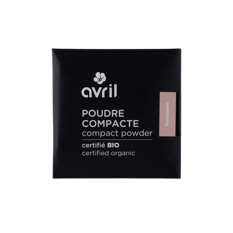 Recharge Poudre Compacte Porcelaine Bio Avril pour boitier ou palette à composer