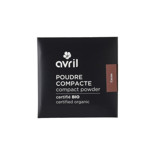 Recharge Poudre Compacte Cacao Bio Avril pour boitier ou palette à composer