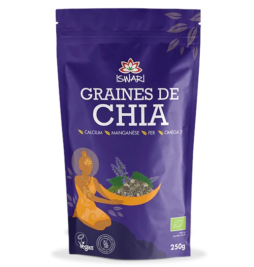 Graines de chia Bio Iswari 250g