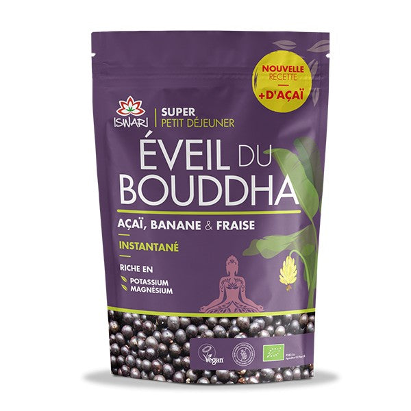 Éveil du Bouddha Açaï, Fraise & Banane ISWARI 360g