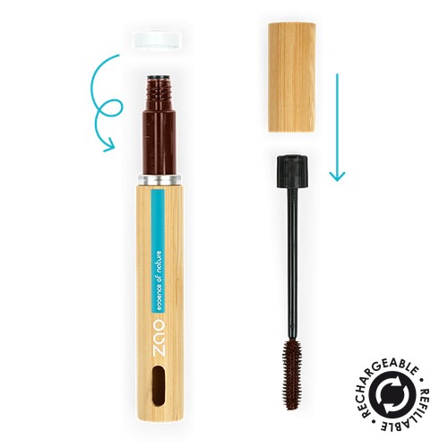 Mascara Velours Marron Zao Makeup N°081