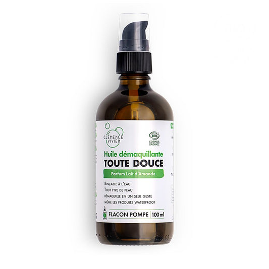 Huile démaquillante rinçable toute douce 100ml Clemence et Vivien