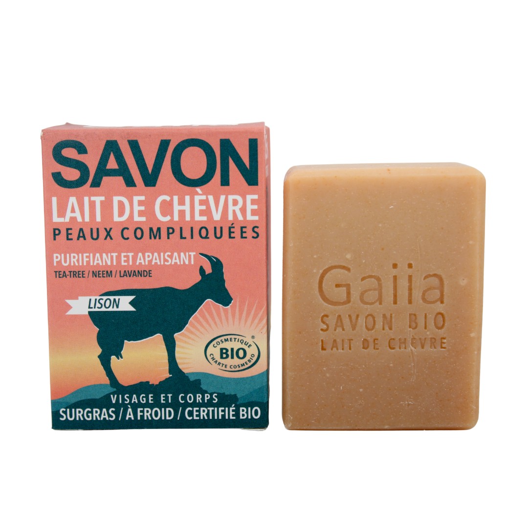 Savon Lait de Chèvre Lison Gaiia 150g