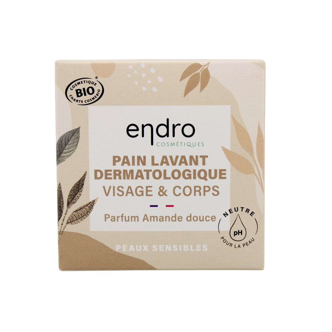 Pain Lavant Dermatologique Visage & Corps - Amande Douce Endro