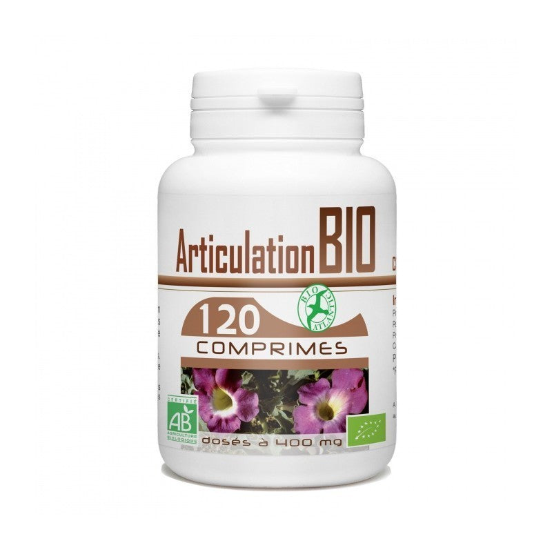 Articulations Bio 120 Comprimés dosé à 400mgCurcuma Bio dosé à 250mg Gph Diffusion