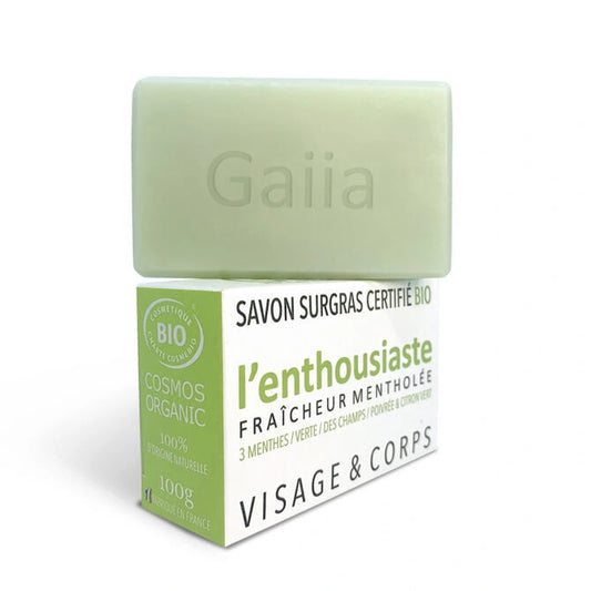 Savon surgras l'Enthousiaste visage et corps Gaiia 100g