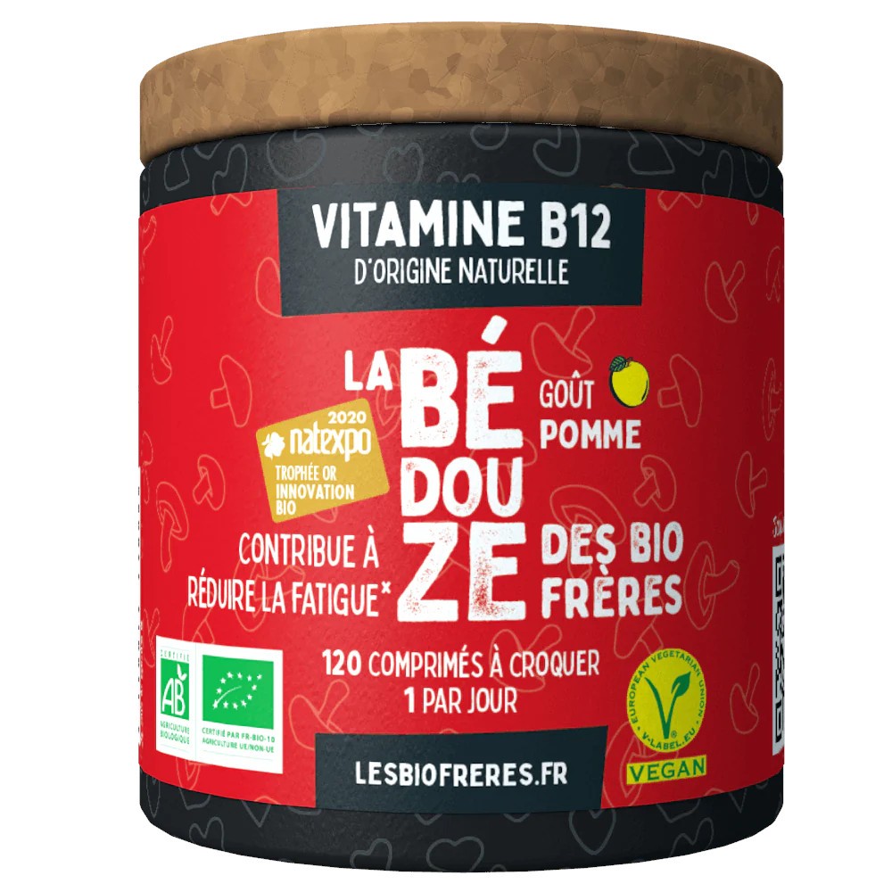 Vitamine B12 La Bédouze Pomme 120 comprimés