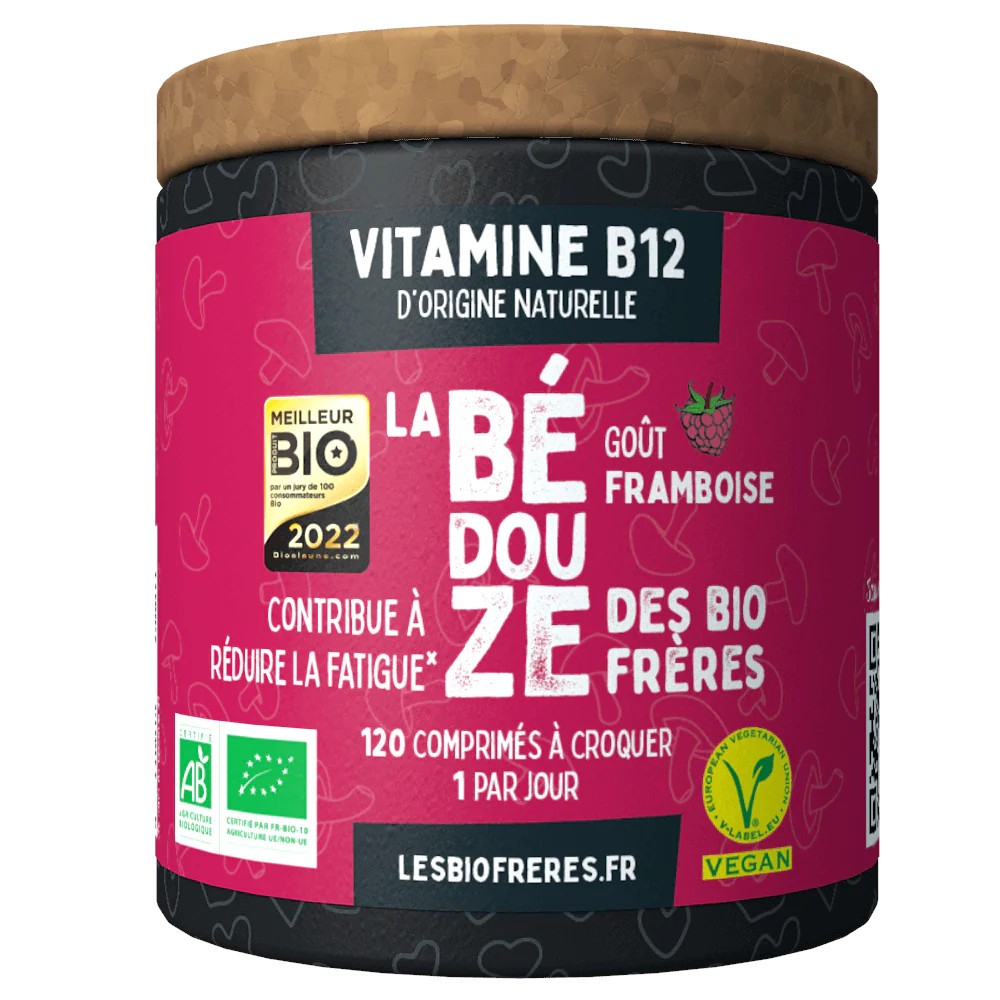 Vitamine B12 La Bédouze Framboise 120 comprimés