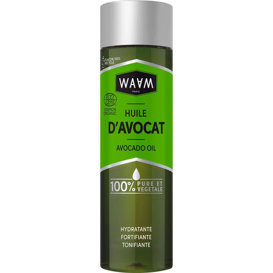 Huile d'avocat WAAM 100% pure et végétale 75ml