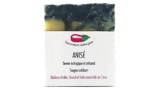 Savon anisé savonnerie Aubergine 100g