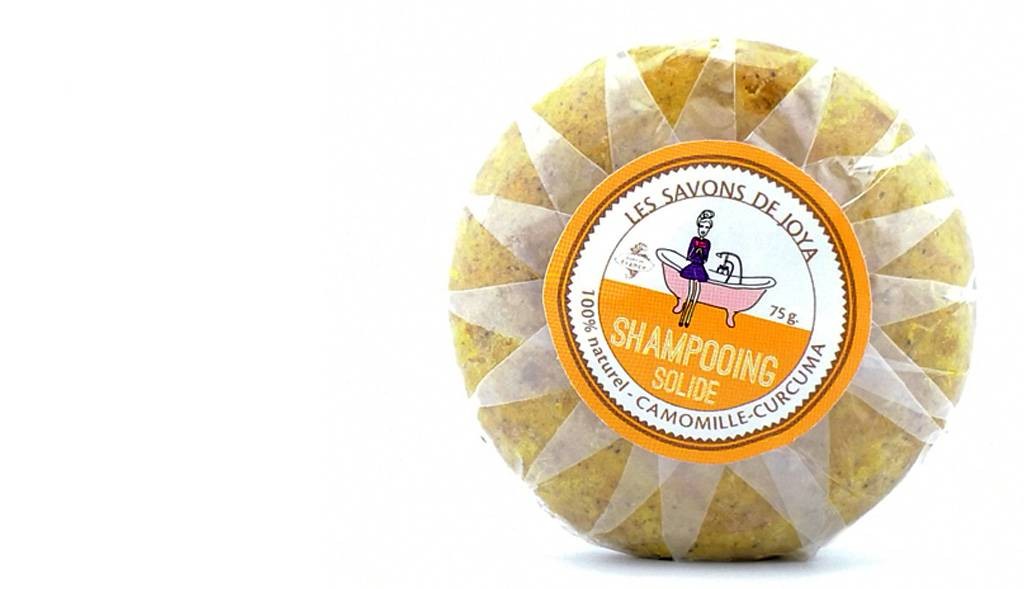 Shampoing camomille curcuma Les savons de Joya 70g