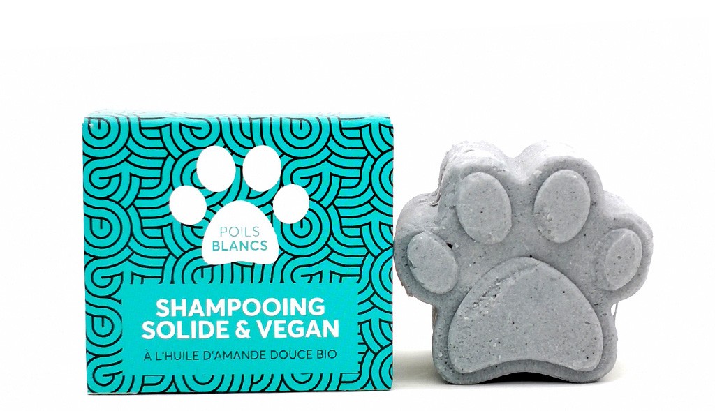 Shampoing solide poils blancs PEPET'S pour animaux