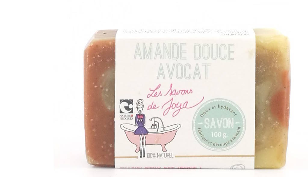 Savon Amande douce et Avocat Les savons de Joya 100g