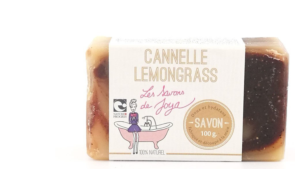 Savon Cannelle lemongrass Les savons de Joya 100g