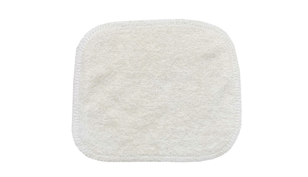 Grand carré lavable bébé en coton bio 16x13.5cm