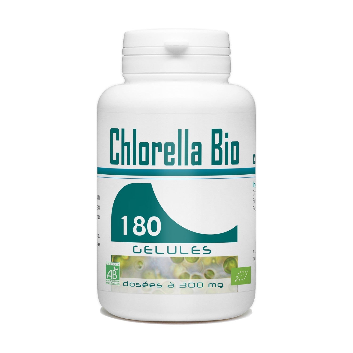 Chlorella Bio dosé à 300mg 180 gélules végétales Gph Diffusion