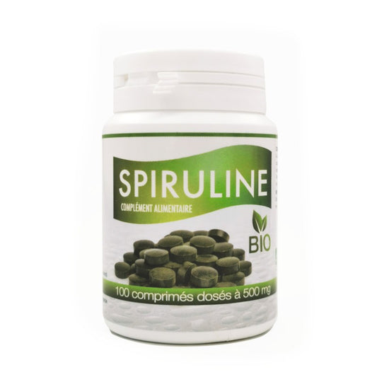 Spiruline 100 comprimés dosés à 500mg Gph Diffusion