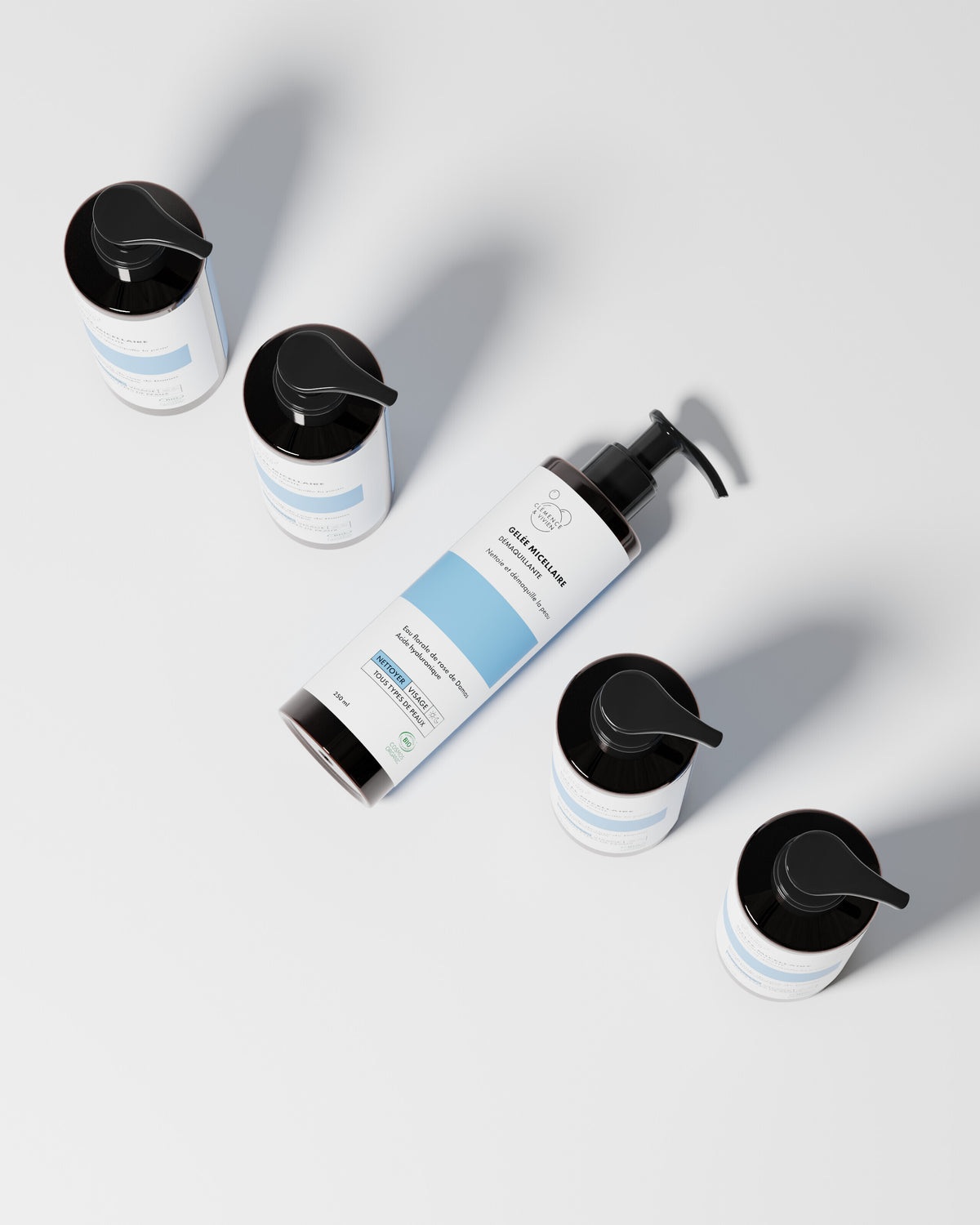 Gelée micellaire démaquillante 250ml Clémence & Vivien