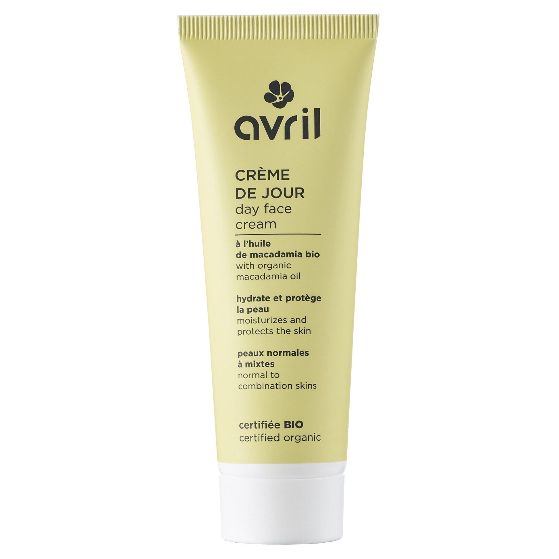 Avril Crème de jour Bio peau normale et mixte 50ml - Benedetti