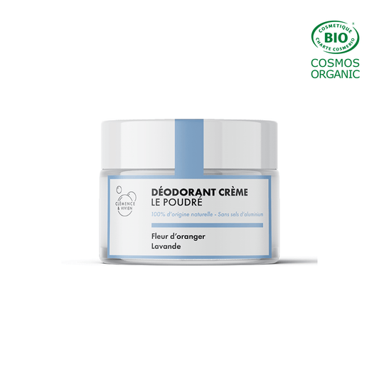 Baume déodorant aux huiles essentielles, le poudré Clémence et Vivien - Benedetti