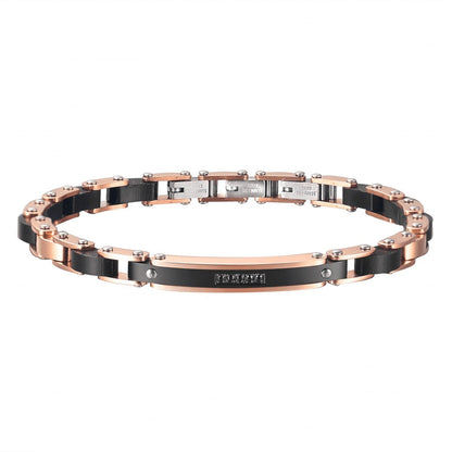 Bracelet acier bois de d'ébène II et fibre de carbone FL WATCH - Benedetti