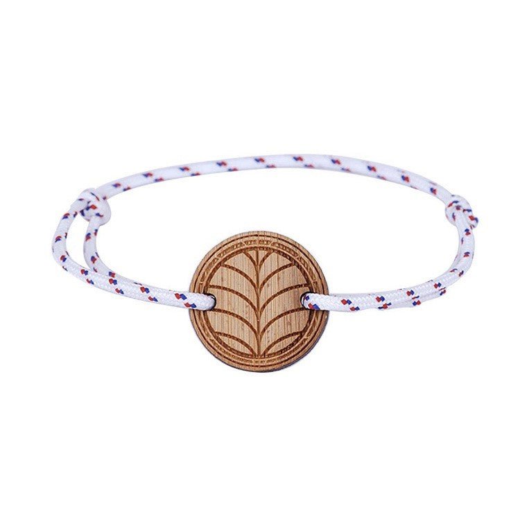 Bracelet Mixte Le naturel Blanc Cordon écoresponsable - Benedetti