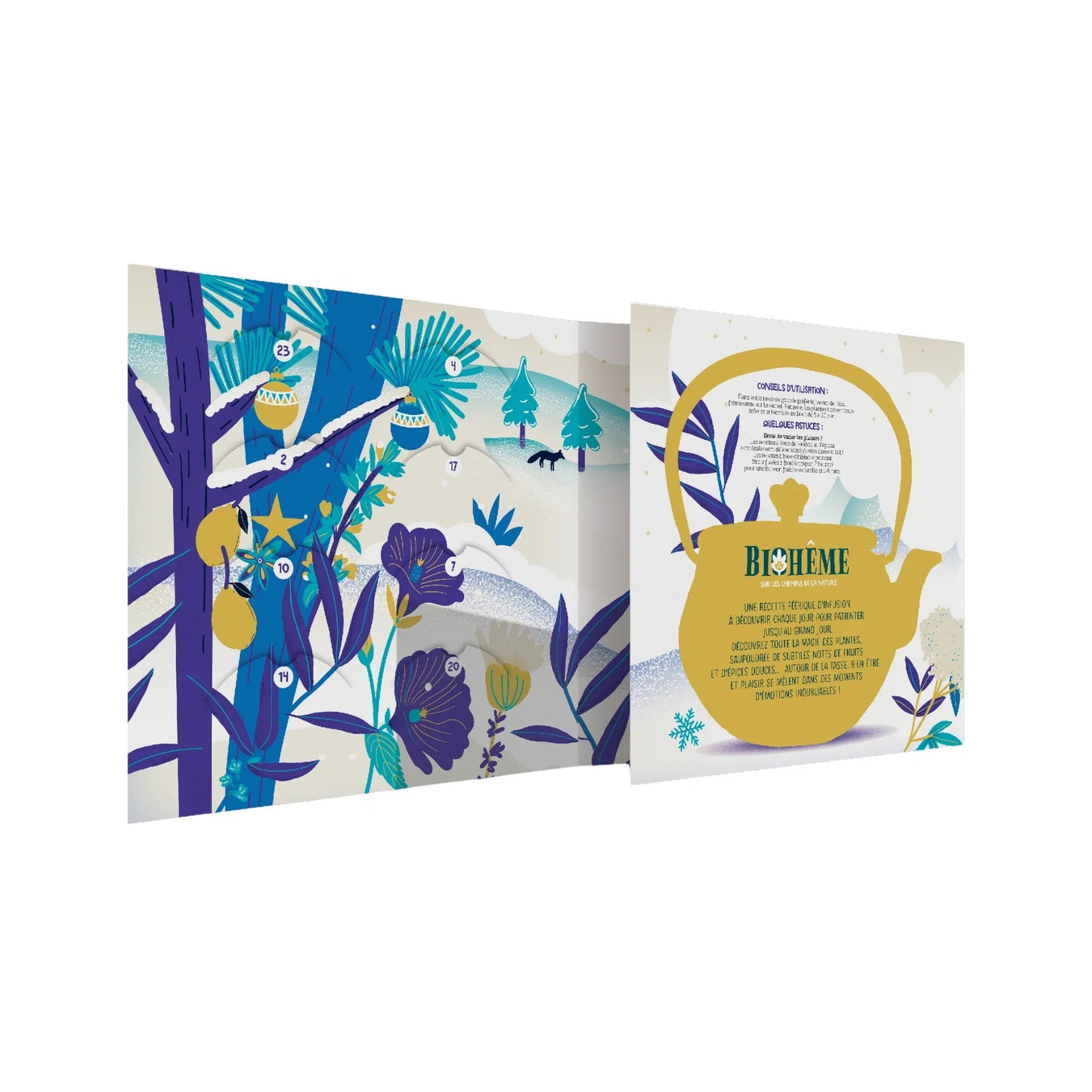 Calendrier de l'avent féérie de l'hiver bio vrac Biohême - Benedetti