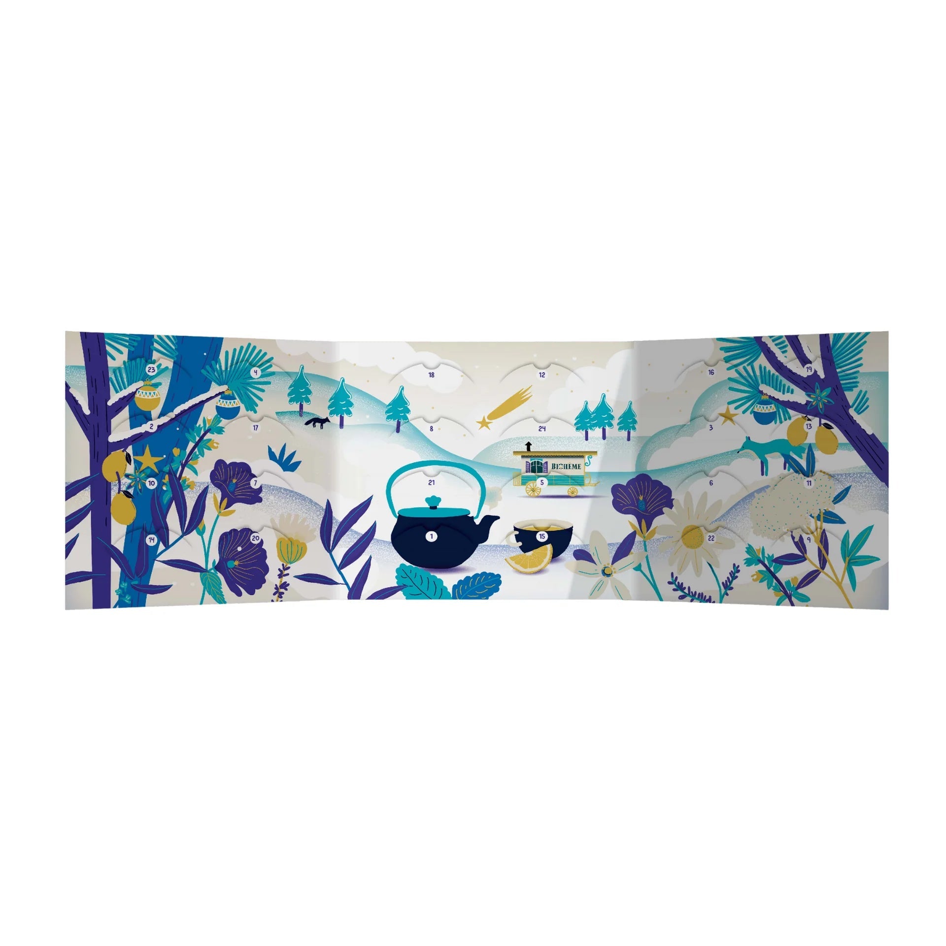 Calendrier de l'avent féérie de l'hiver bio vrac Biohême - Benedetti