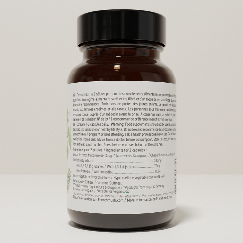 Chaga Bio Immunité & antioxydant French Mush - Benedetti