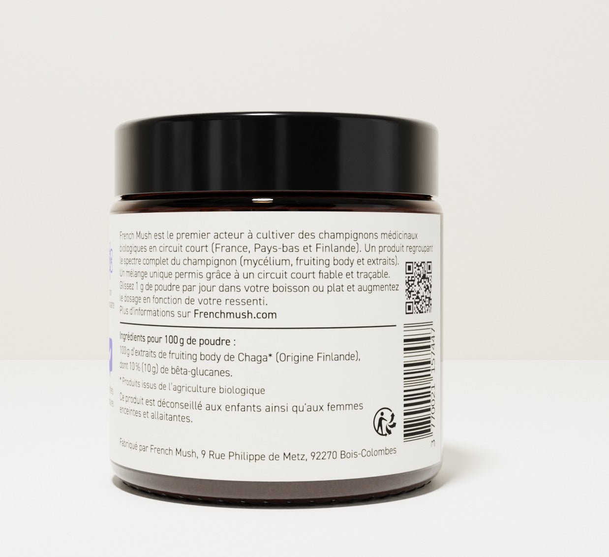 Chaga Bio Immunité & antioxydant French Mush - Benedetti