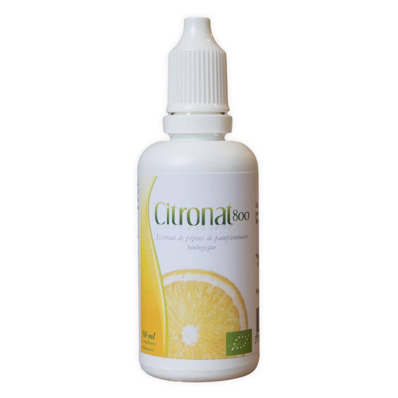 Citronat 800mg 50ml Extrait de pépins de pamplemouse bilogique GPH Diffusion - Benedetti