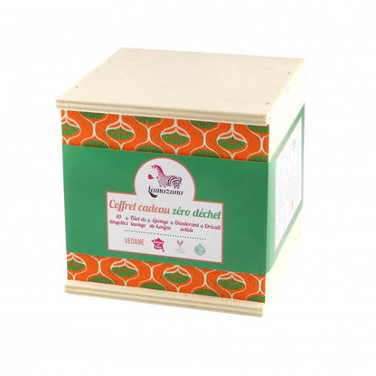 Coffret cadeau zéro déchet lingettes Lamazuna - Benedetti