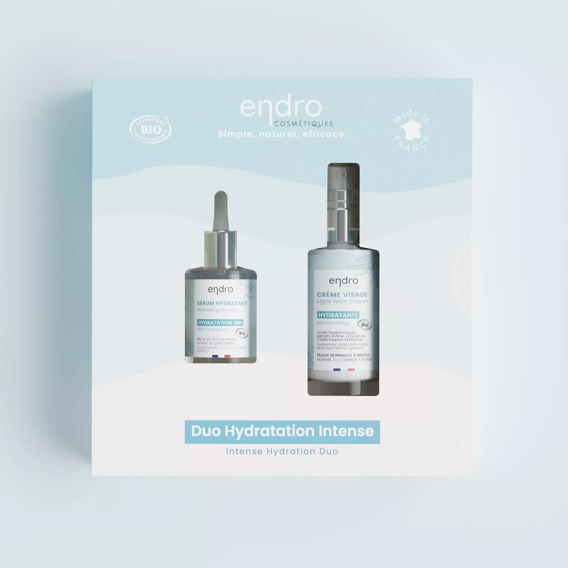 Coffret de Noël - Duo Hydratation Intense 2024 - Endro - Benedetti