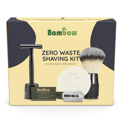 Coffret de rasage édition noir Bambaw - Benedetti