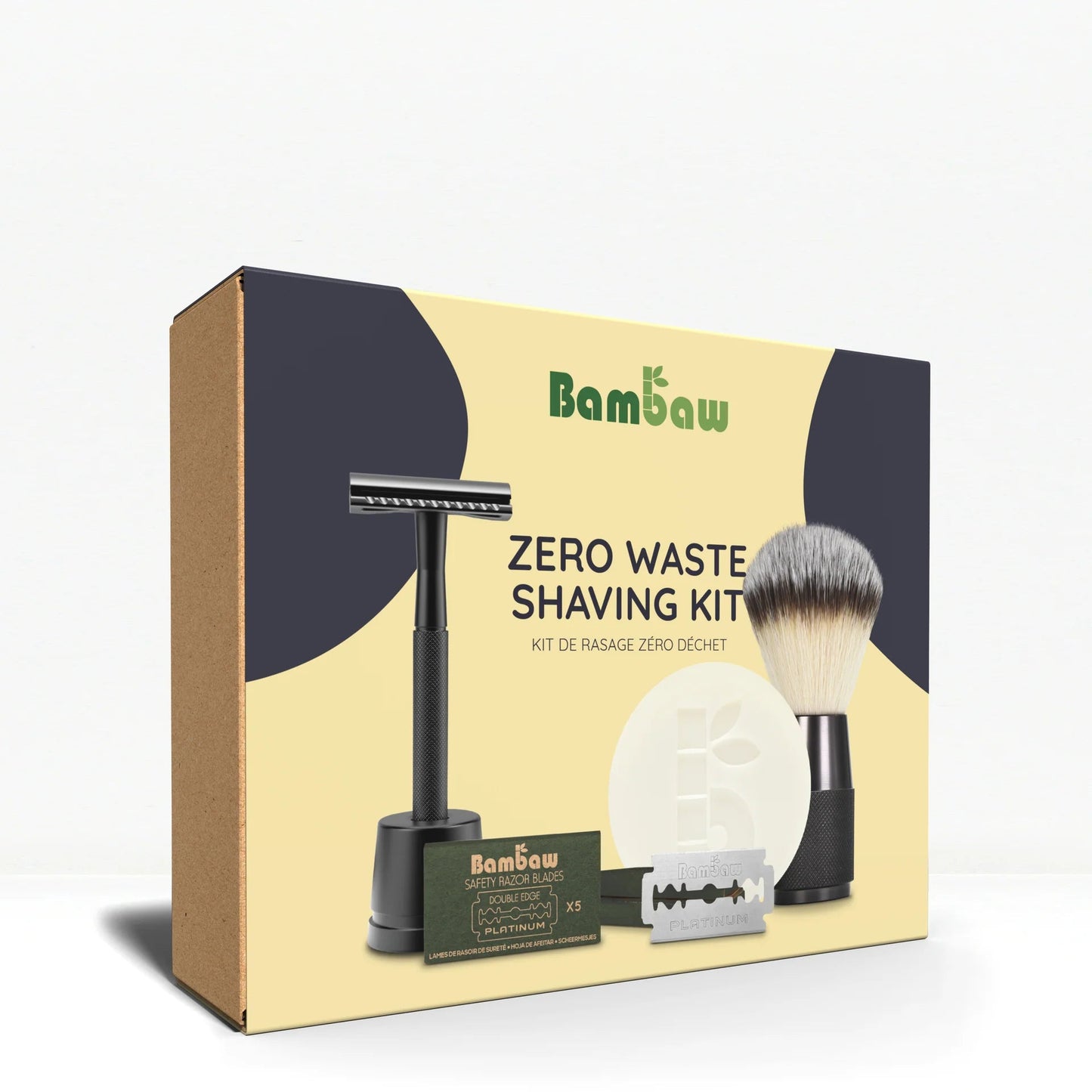 Coffret de rasage édition noir Bambaw - Benedetti