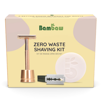 Coffret de rasage édition or rose Bambaw - Benedetti