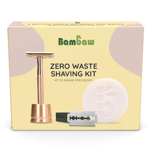 Coffret de rasage édition or rose Bambaw - Benedetti