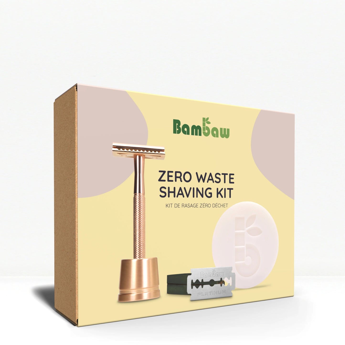 Coffret de rasage édition or rose Bambaw - Benedetti
