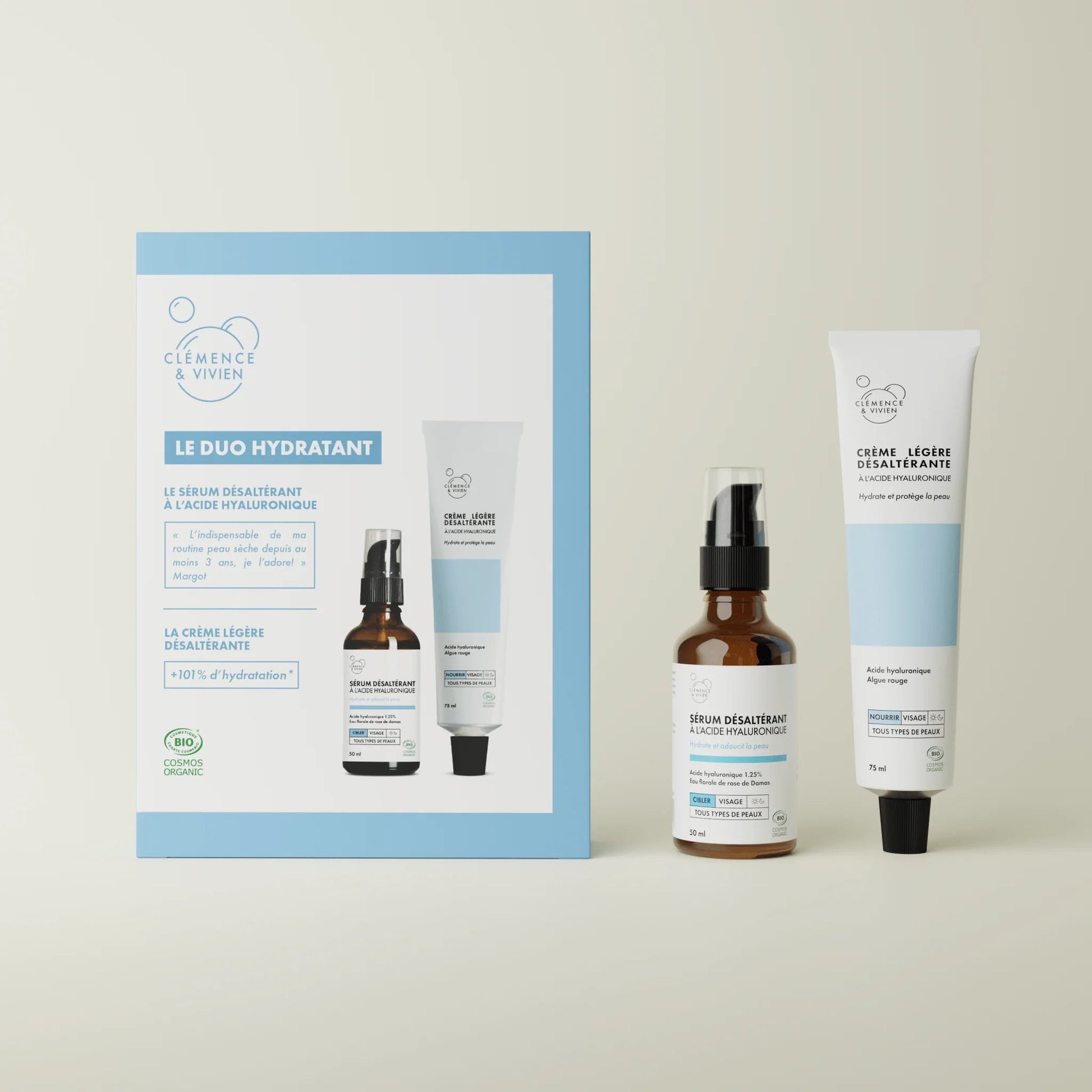 Coffret duo hydratant Clémence & Vivien - Benedetti