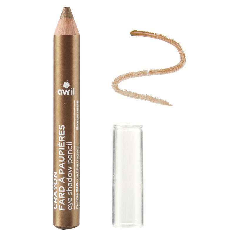 Crayon fard à paupières Bronze Nacré certifié bio 2g Avril - Benedetti