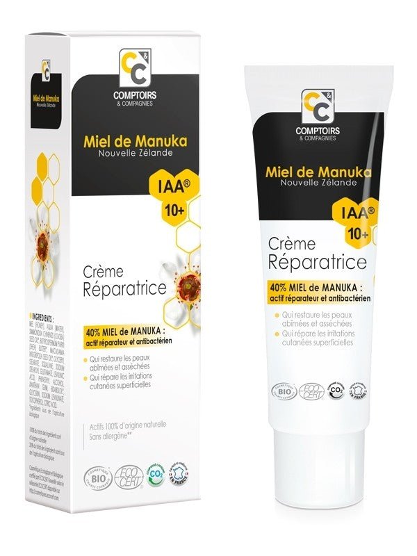 Crème réparatrice au miel de Manuka Comptoirs et Compagnies 40ml - Benedetti