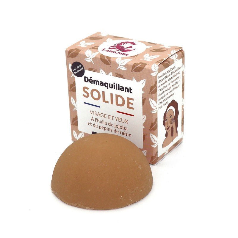 Démaquillant Solide visage et yeux sans parfum Lamazuna 30ml - Benedetti