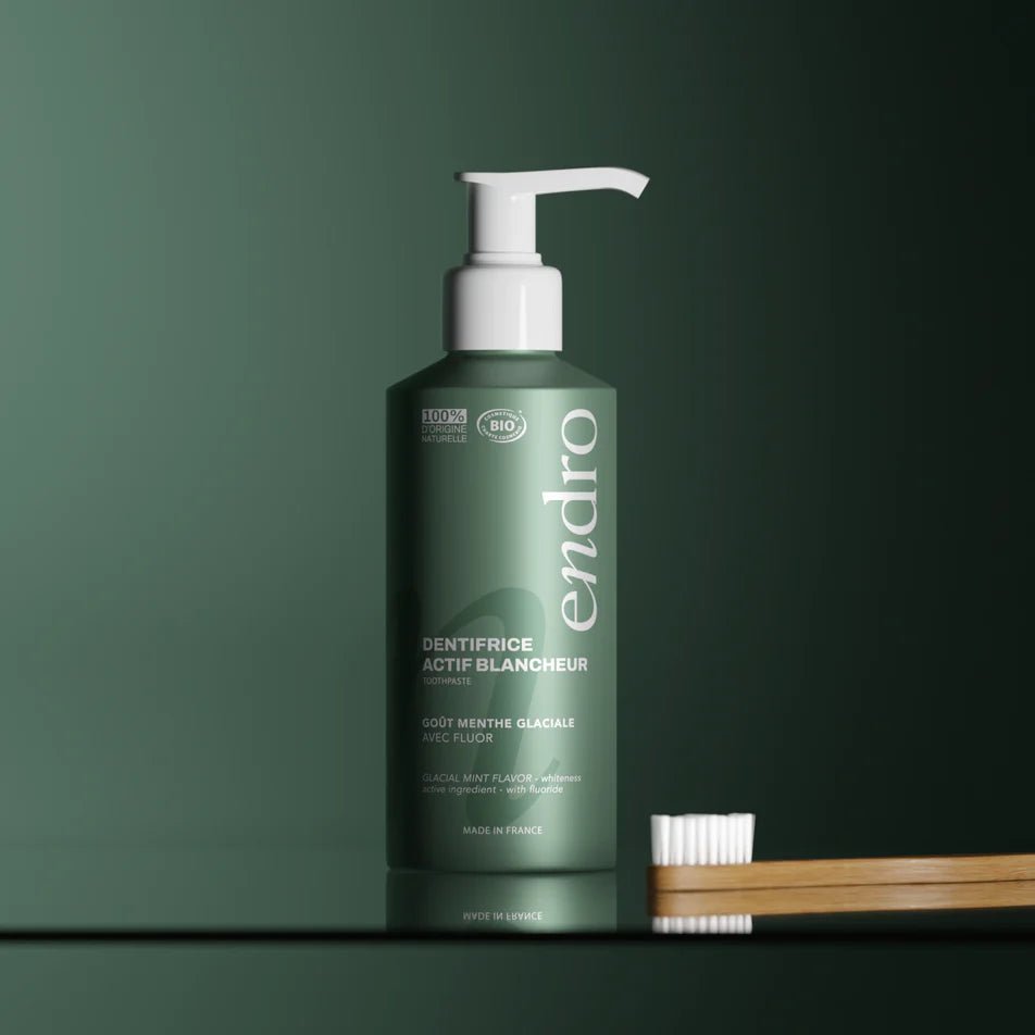 Dentifrice actif blancheur menthe glaciale - 175g Endro - Benedetti